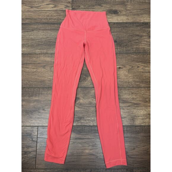 Lululemon Align High-Rise Pant 25" Pale Raspberry pink Leggings size 2 - Picture 1 of 9